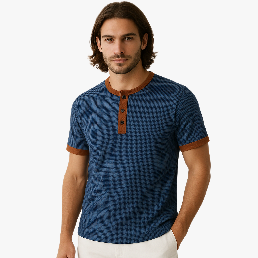 Timeless Vintage Style Men's Long Sleeve Shirt