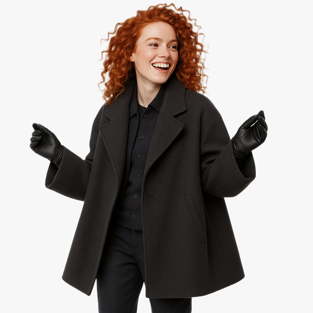 Chic Women's Wool Jacket for Cool Days