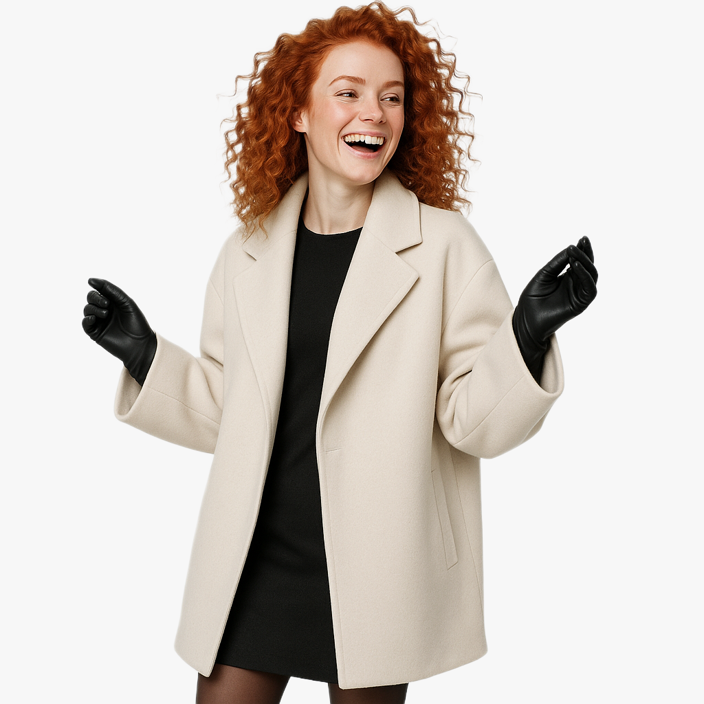 Chic Women's Wool Jacket for Cool Days