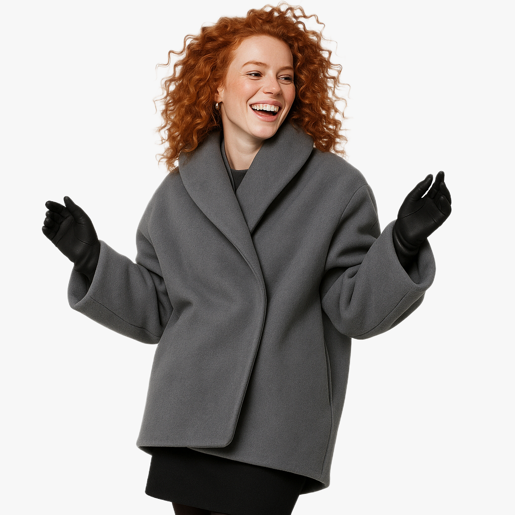 Chic Women's Wool Jacket for Cool Days