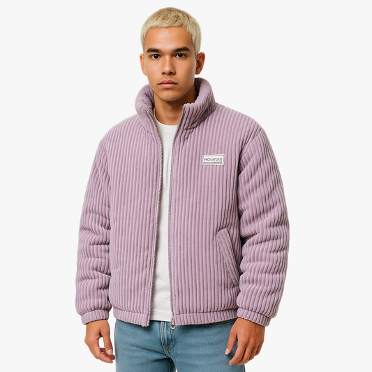 Stylish Warm Cord Jacket for Autumn Wear