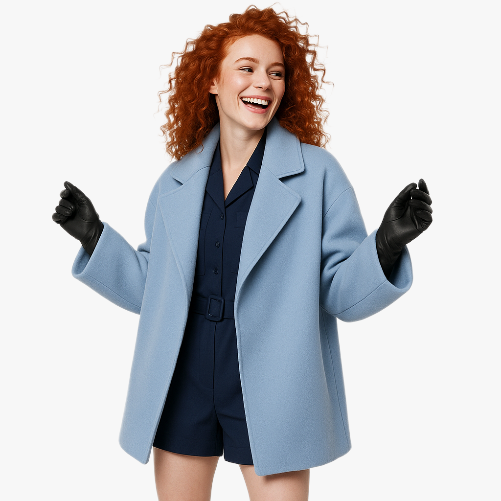 Chic Women's Wool Jacket for Cool Days