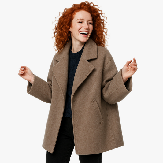 Chic Women's Wool Jacket for Cool Days