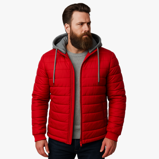 Winter Warm Hooded Jacket for Outdoor Adventures
